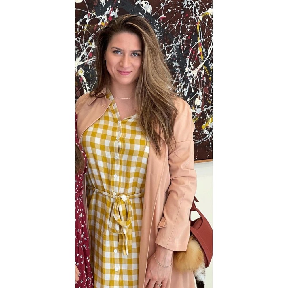 TULAROSA Plaid Print Long Dress